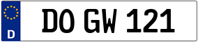 Truck License Plate